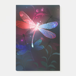 Post-it® libellule rouge brillante