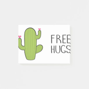 Post-it® Libre Cute HUGS, Drôle Silencieux Hugging