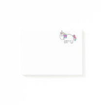 Post-it licorne - pour des notes magiques
