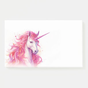 Post-it® Licorne rose mignonne