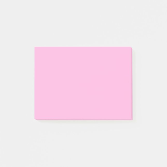 Post-it® Light Hot Pink Solid Color (Devant)