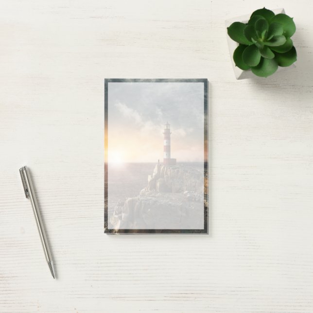 Post-it® Lighthouses | Red & White Lighthouse (Bureau)