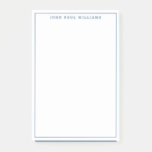 Post-it® Ligne de bordure mince professionnelle bleu marine