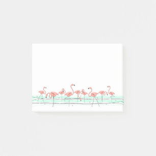 Post-it® Ligne de Flamants roses