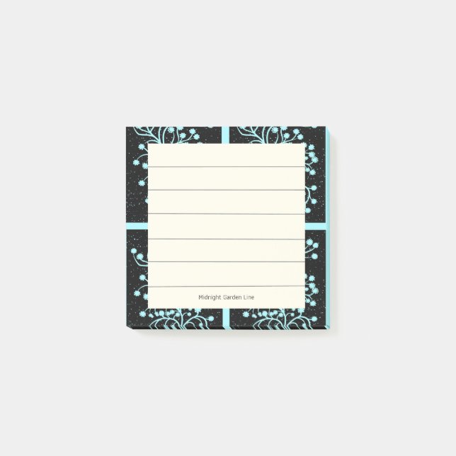 Post-it® Ligne Jardin de Minuit Brume Turquoise (Devant)