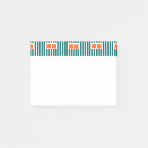 Post-it® Lignes et boîtes turquoises