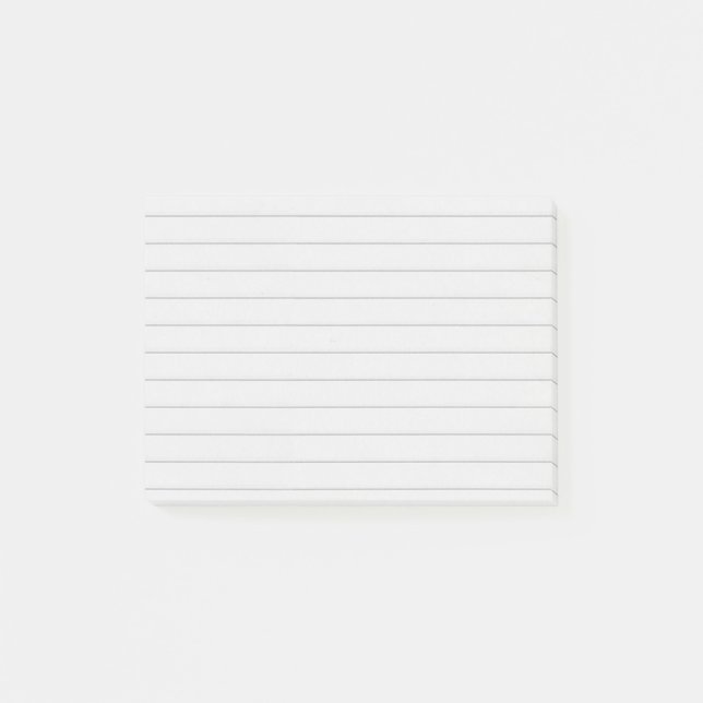 Post-it® Lignes grises (Devant)