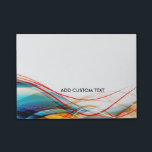 Post-it® Lignes onduleuses coutume moderne de la science et<br><div class="desc">Le professionnel conçoivent en fonction du client pour vos affaires, professions de carrière et plus de pointe. Pour changer le texte, employez l'option de personnalisation. Pour un texte plus étendu change comme des changements à la police, couleur de police, ou la disposition des textes, choisissent l'option de personnaliser. Cette conception...</div>