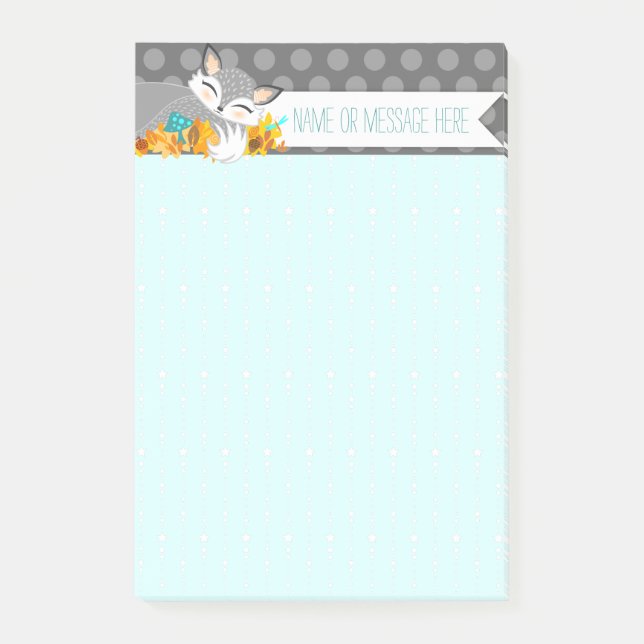 Post-it® Lil Foxie CUB - notes faites sur commande (Devant)