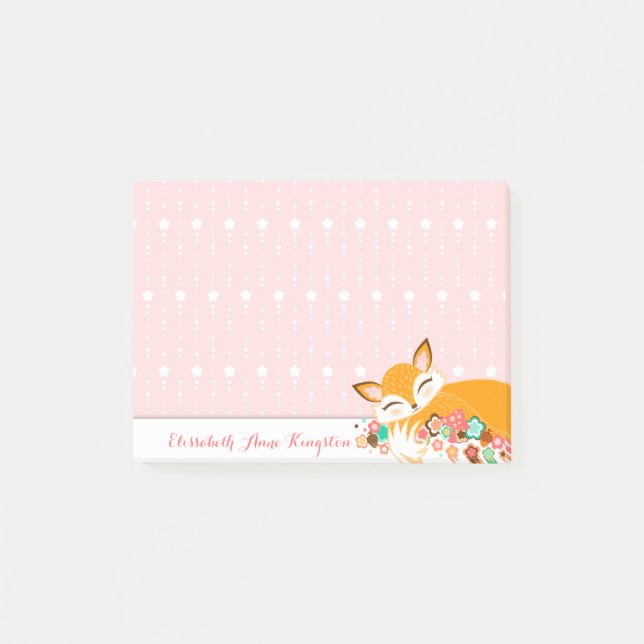 Post-it® Lil Foxie CUB - notes faites sur commande (Devant)