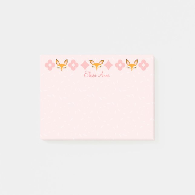 Post-it® Lil Foxie - notes faites sur commande de (Devant)