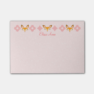 Post-it® Lil Foxie - notes faites sur commande de