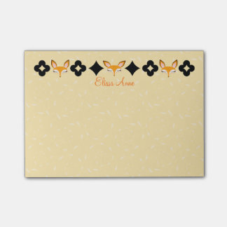 Post-it® Lil Foxie - notes faites sur commande de