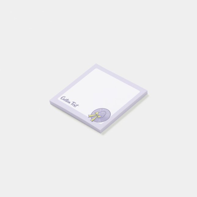 Post-it® Lilac, Casquette à large bord (Incliné)