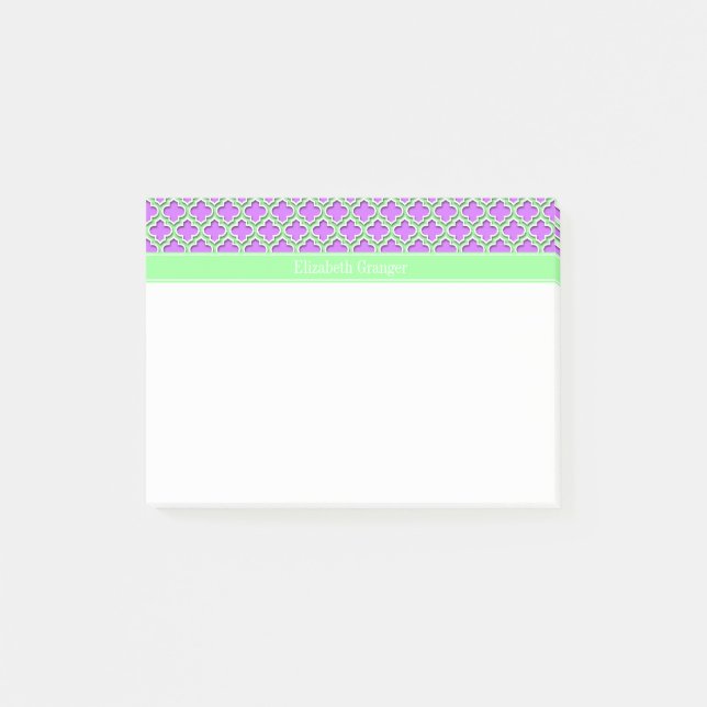 Post-it® Lilac, Monnaie Vert Marocain #5DS Nom de la monnai (Devant)