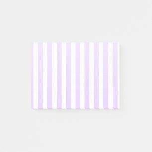 Post-it® Lilac violet et blanc bonbons rayures
