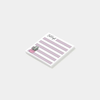 Post-it® Lilas | Ligné | Succulente en pot - 
