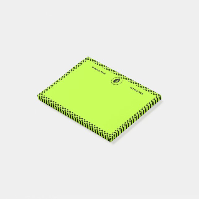 Post-it® Lime Green Petite entreprise Swag promotionnel (Incliné)