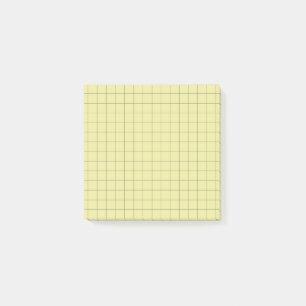 Post-it® Lime Vert À damiers Motif Vibrant Grille Conceptio