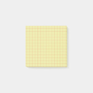 Post-it® Lime Vert À damiers Motif Vibrant Grille Conceptio