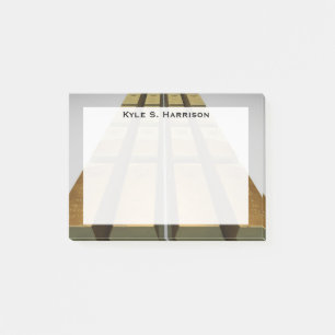Post-it® Lingot d'or de feng shui de richesse Monogramme