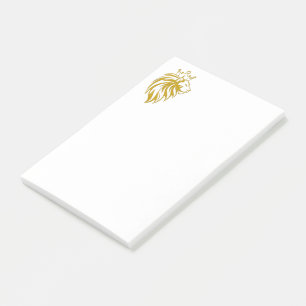 Post-it® Lion Avec Couronne - Style Or 2