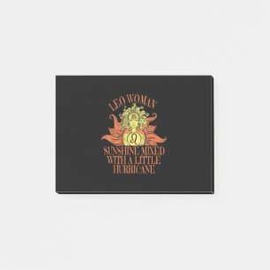Post-it® Lion femme Zodiac Signal Juillet Août Anniversaire
