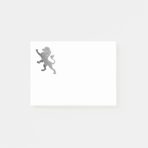 Post-it® Lion royal d'argent