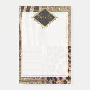 Post-it® Lionne Safari Chic Jungle Glamour Moderne Tendance