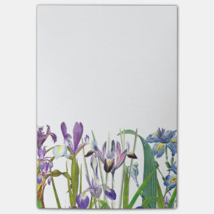 Post-it® L'iris botanique fleurit le jardin floral Redoute
