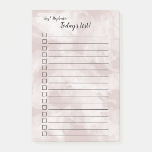 Post-it® Liste d'aujourd'hui Aquarelle éclaboussures CHOISI