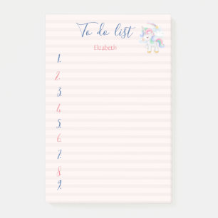Post-it® Liste De Bonnes Unicorne À Faire