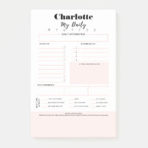 Liste de choses à faire | Affirmation Gratitude, A