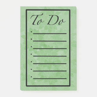 Post-it® Liste de choses à faire avec des succulentes point