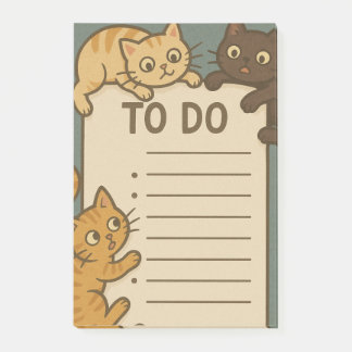 Post-it® Liste de choses à faire pour Kitty Cat Pad