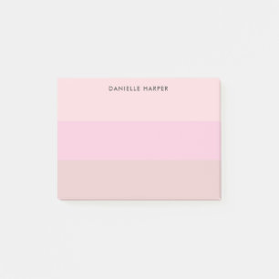 Post-it® Liste de choses à faire Rose Pâle Pastel Blush