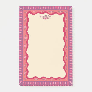 Post-it® Liste de courses et de tâches personnalisée Rétro