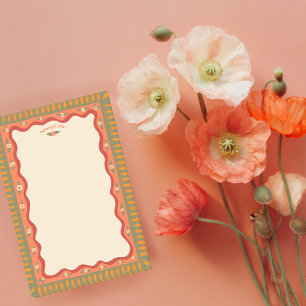 Post-it® Liste de courses et de tâches personnalisée Rétro