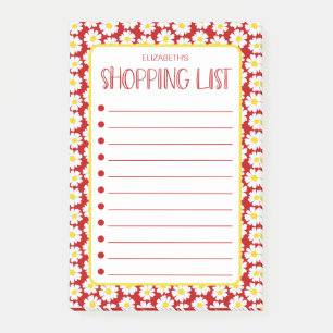 Post-it® Liste de courses Modern Daisies