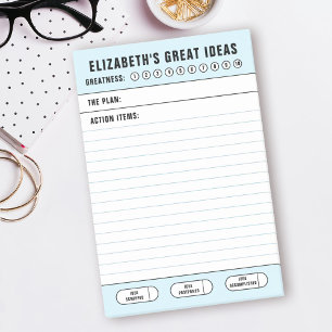 Post-it® Liste de Grandes Idées Bleues à Faire