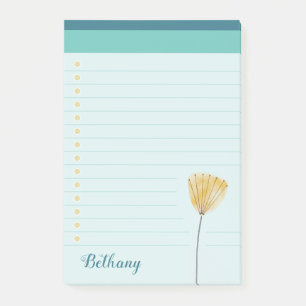 Post-it® Liste De Magasins De Fleurs Modernes Et Élégants