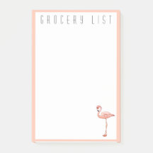 Liste de produits alimentaires Flamants roses rose