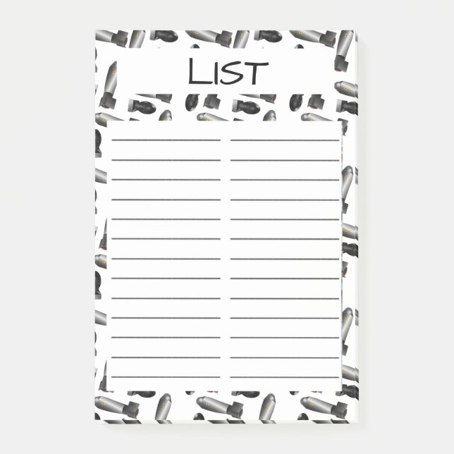 POST-IT® LISTE DE TÂCHES  (Devant)
