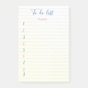 Post-it® Liste de tâches Modern Cool Stripred