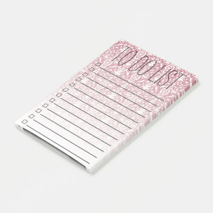 Post-it® Liste de tâches ou liste d'épiceries à faire avec