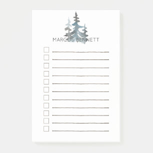 Post-it® Liste de tâches personnalisée pour hommes Evergr