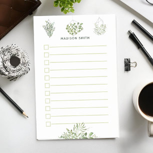 Post-it® Liste de tâches personnalisée Terrarium de verdure