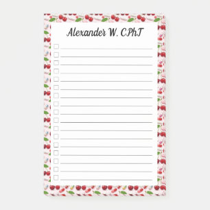 Post-it® Liste de vérification technique personnalisée Cher