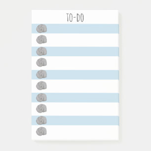 Post-it® Liste des activités de la coquille côtière