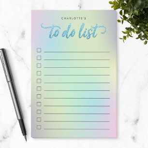 Post-it® Liste des opérations du Motif de mélange Unicorn F